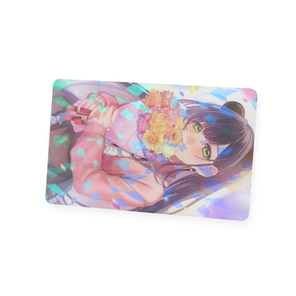 【5周年記念】キラキラプラスチックカード