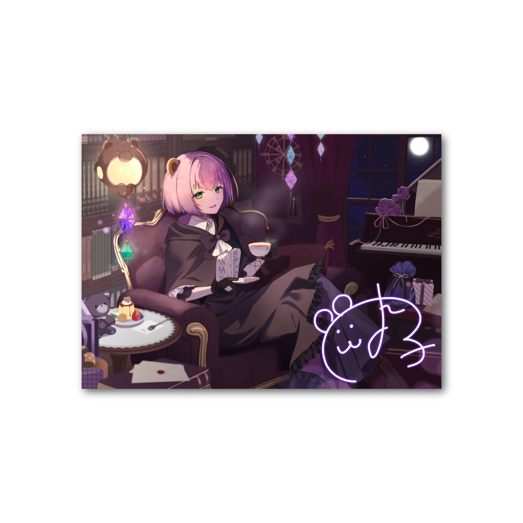 【6周年記念】フォト風カード（表情バリエーションあり）