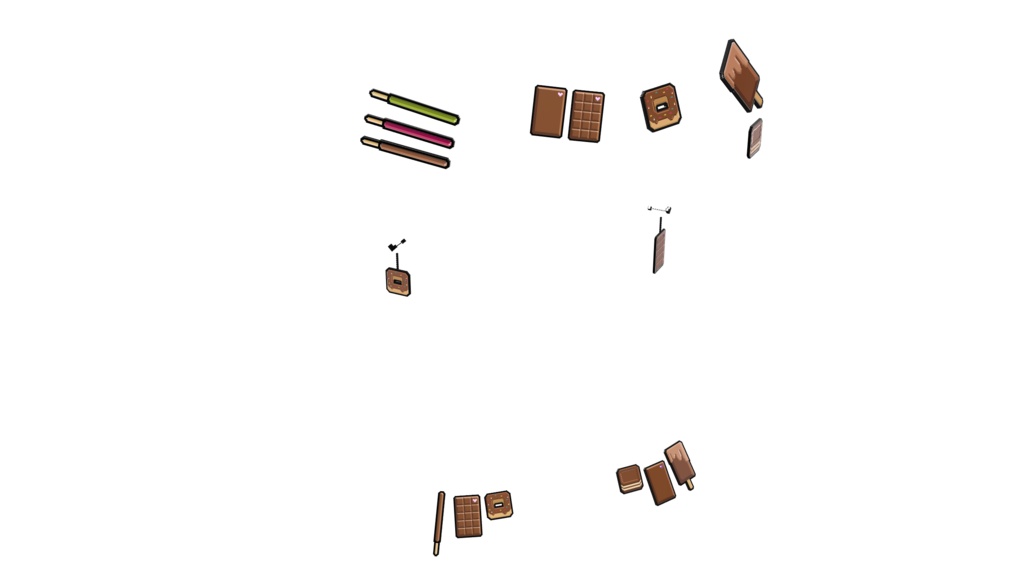 PIXEL CHOCOLATE ACCESSORY