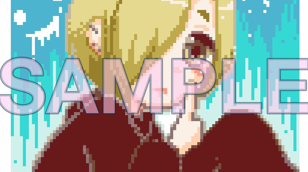 白坂小梅 ドット絵アクリルキーホルダー