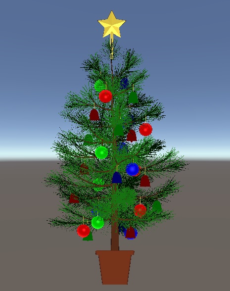 シンプルクリスマスツリー