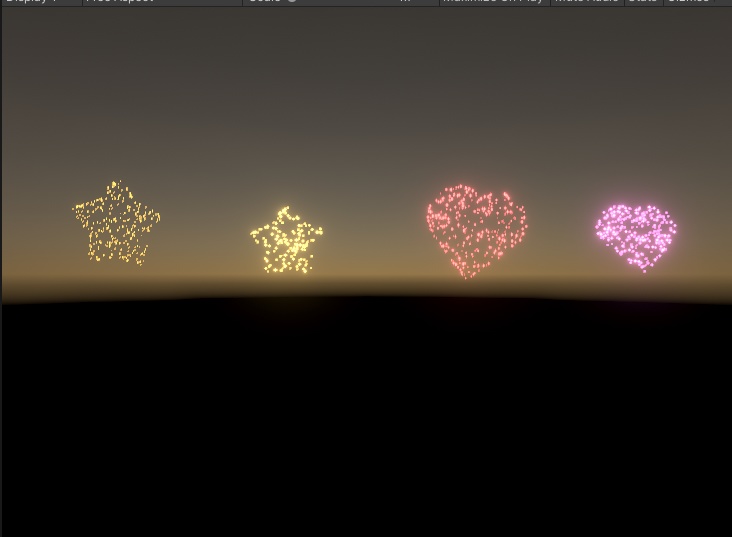 ポップな打ち上げ花火