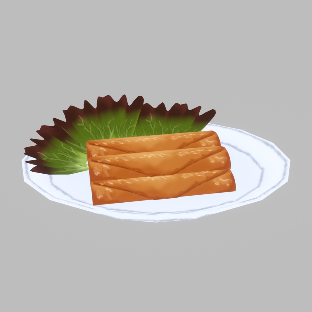 中華料理3Dモデル