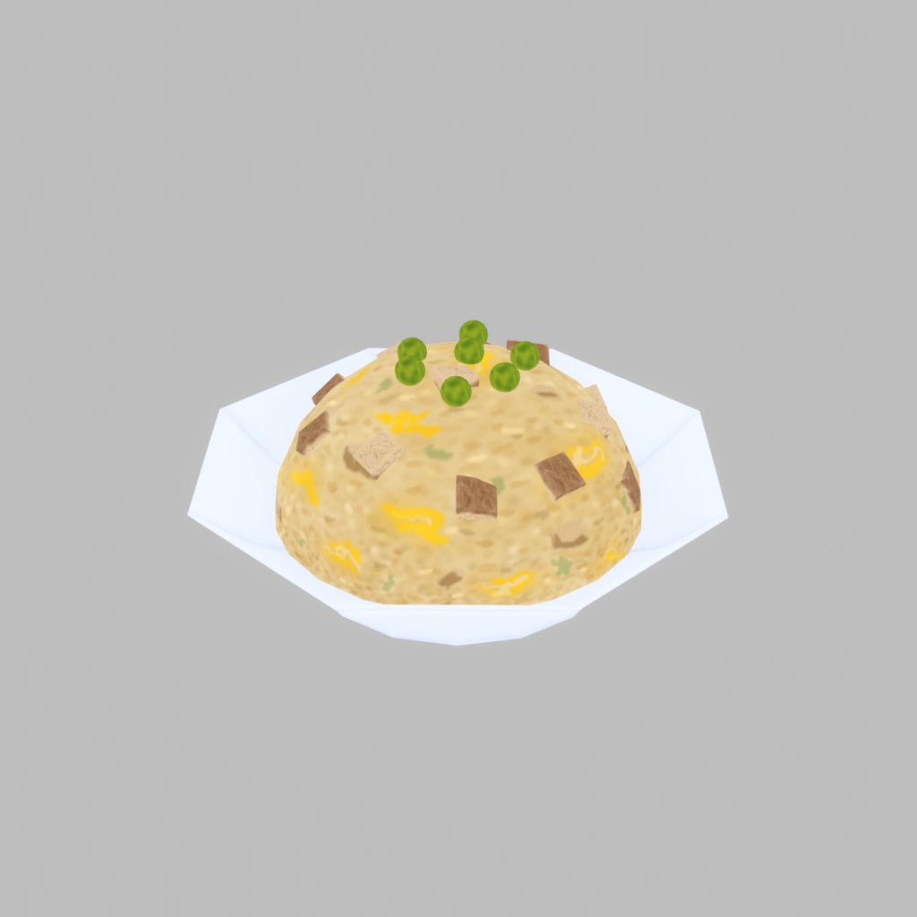 中華料理3Dモデル