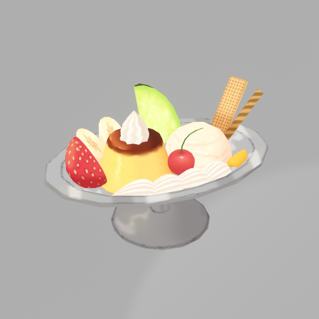 プリンアラモード