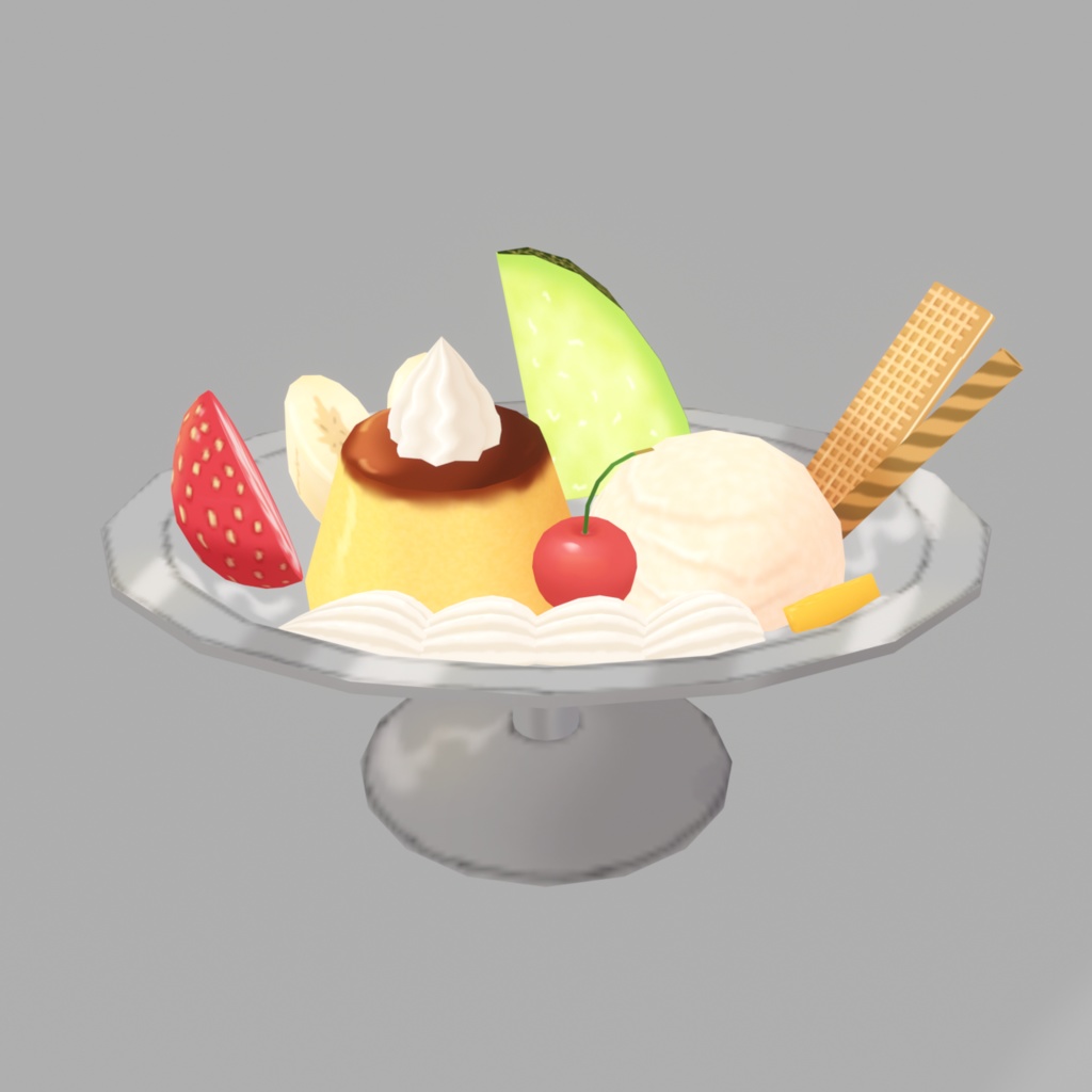 プリンアラモード