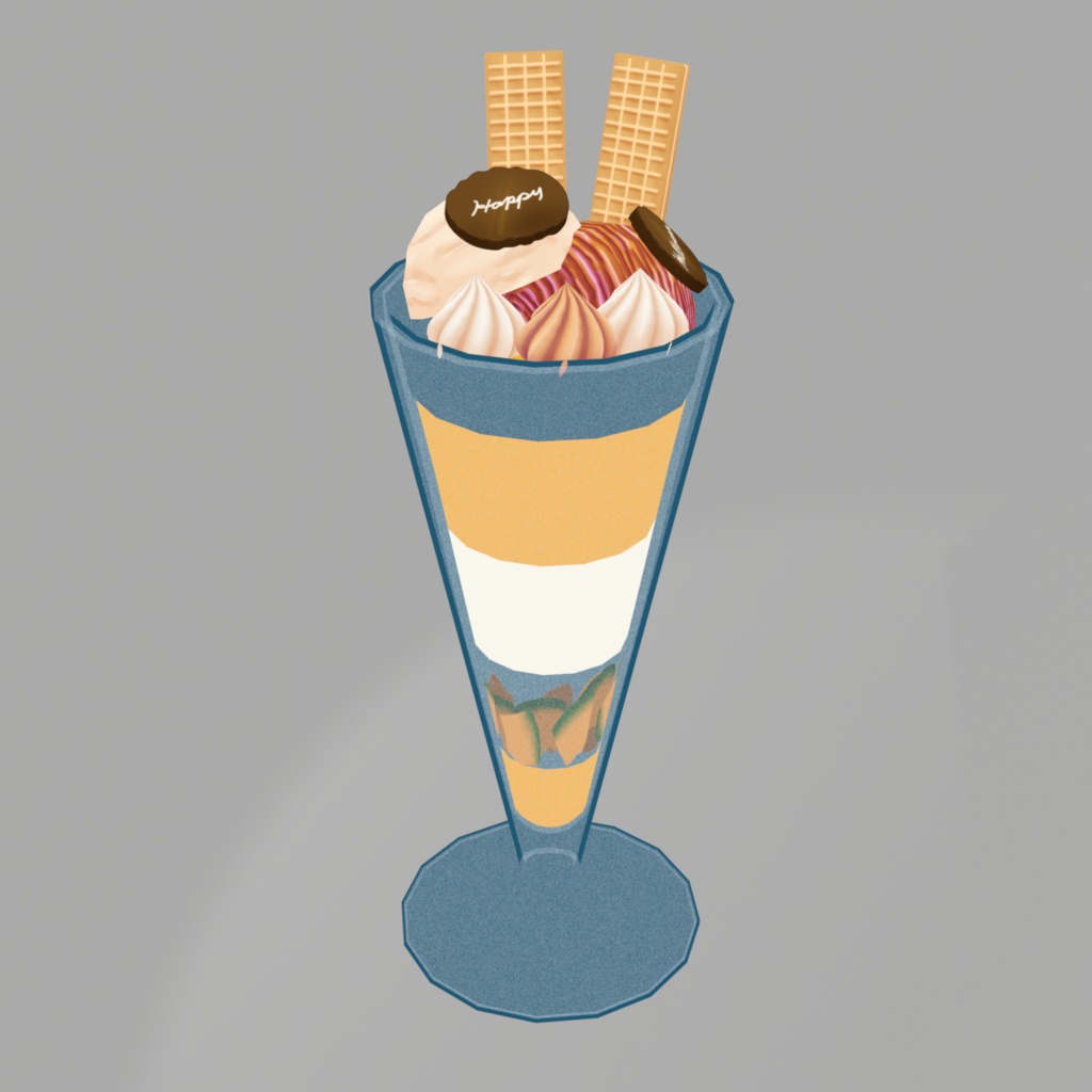 かぼちゃパフェ