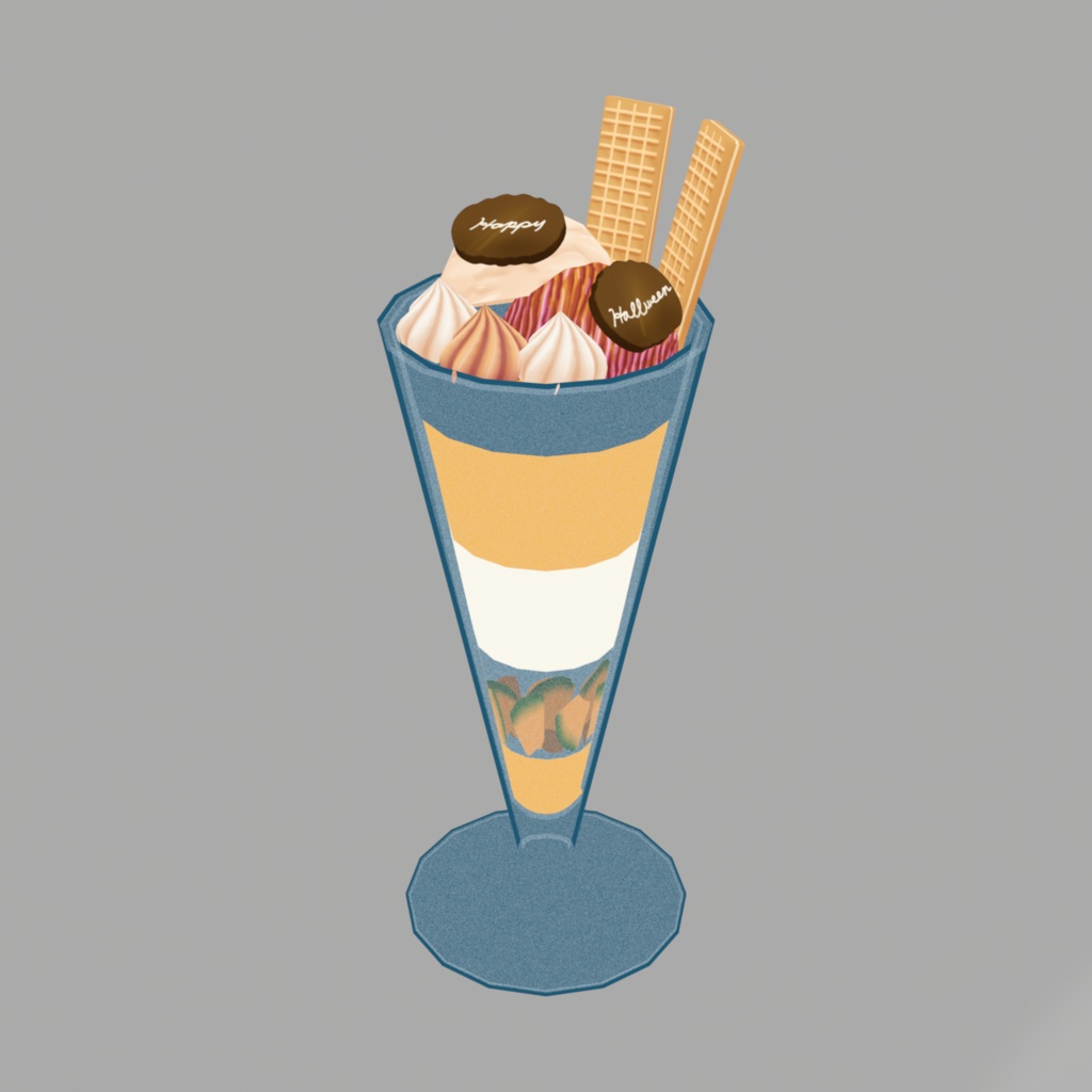 かぼちゃパフェ