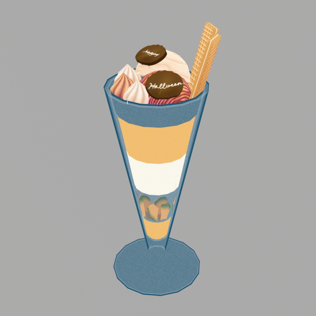 かぼちゃパフェ