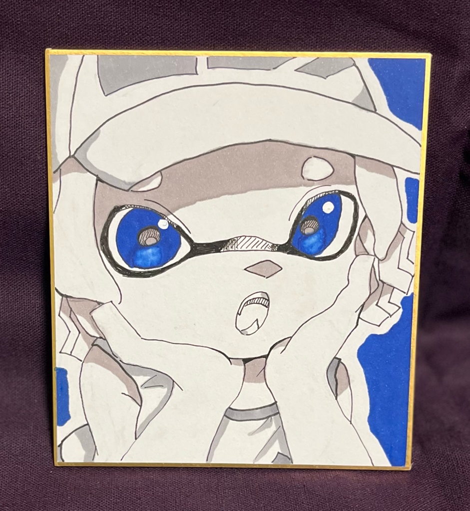 スプラトゥーン 原画色紙