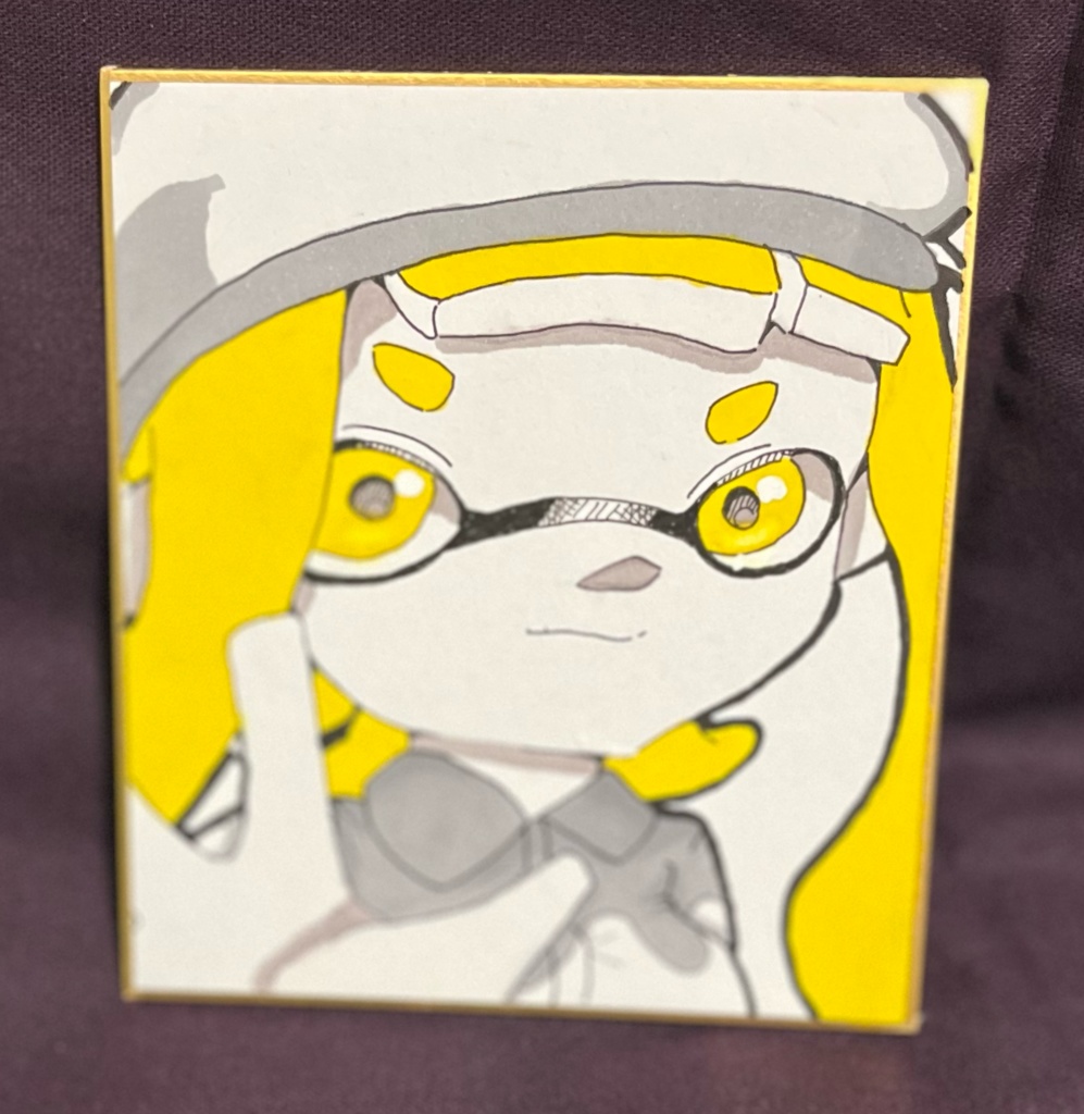 スプラトゥーン 原画色紙
