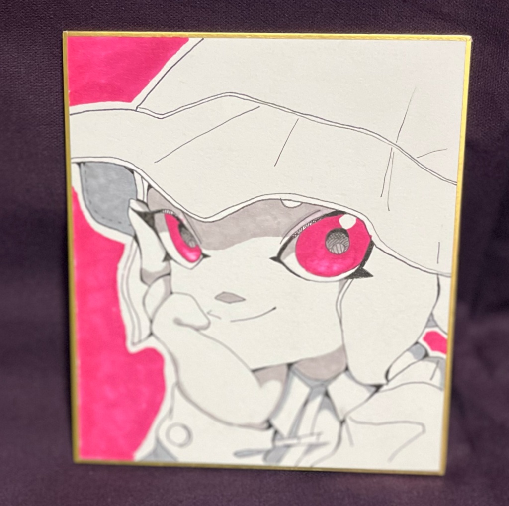 スプラトゥーン 原画色紙