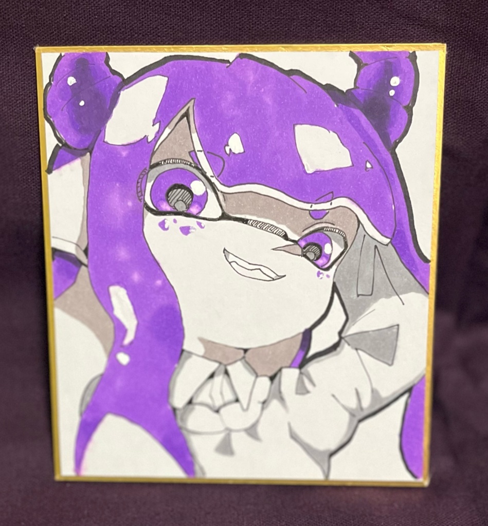 スプラトゥーン 原画色紙