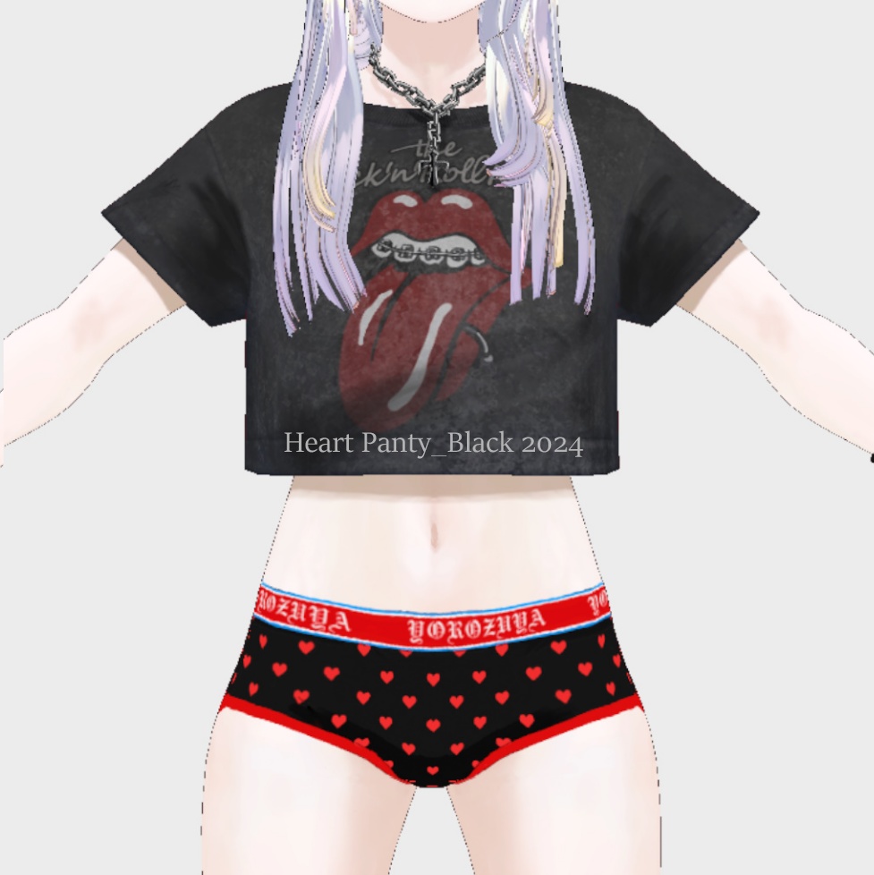 【VRoid用テクスチャ】 パンツ&パンティ ボクサーブリーフ テクスチャ