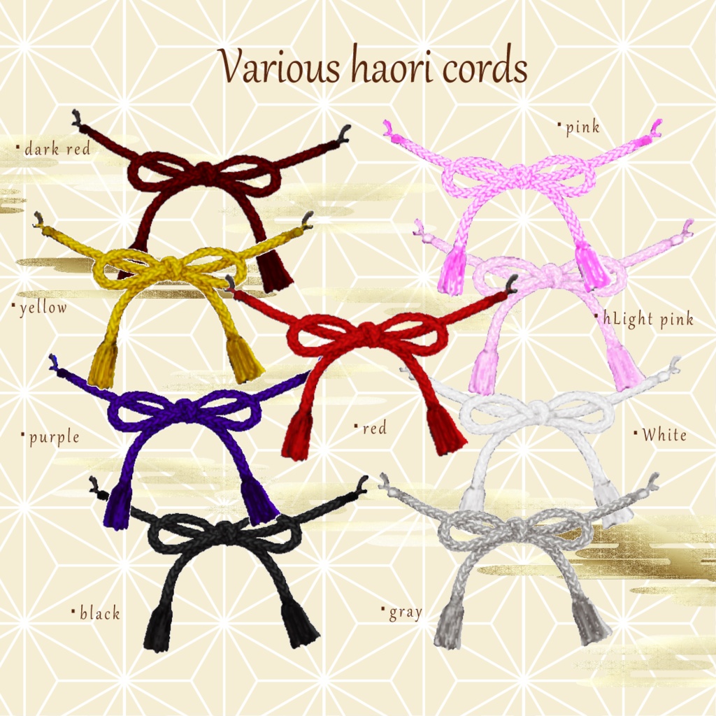 ソメイヨシノ訪問着 ・ 黒髪ロング【FBX・Xewar・Vroid用テクスチャ】・【VRoid用ヘアープリセット】