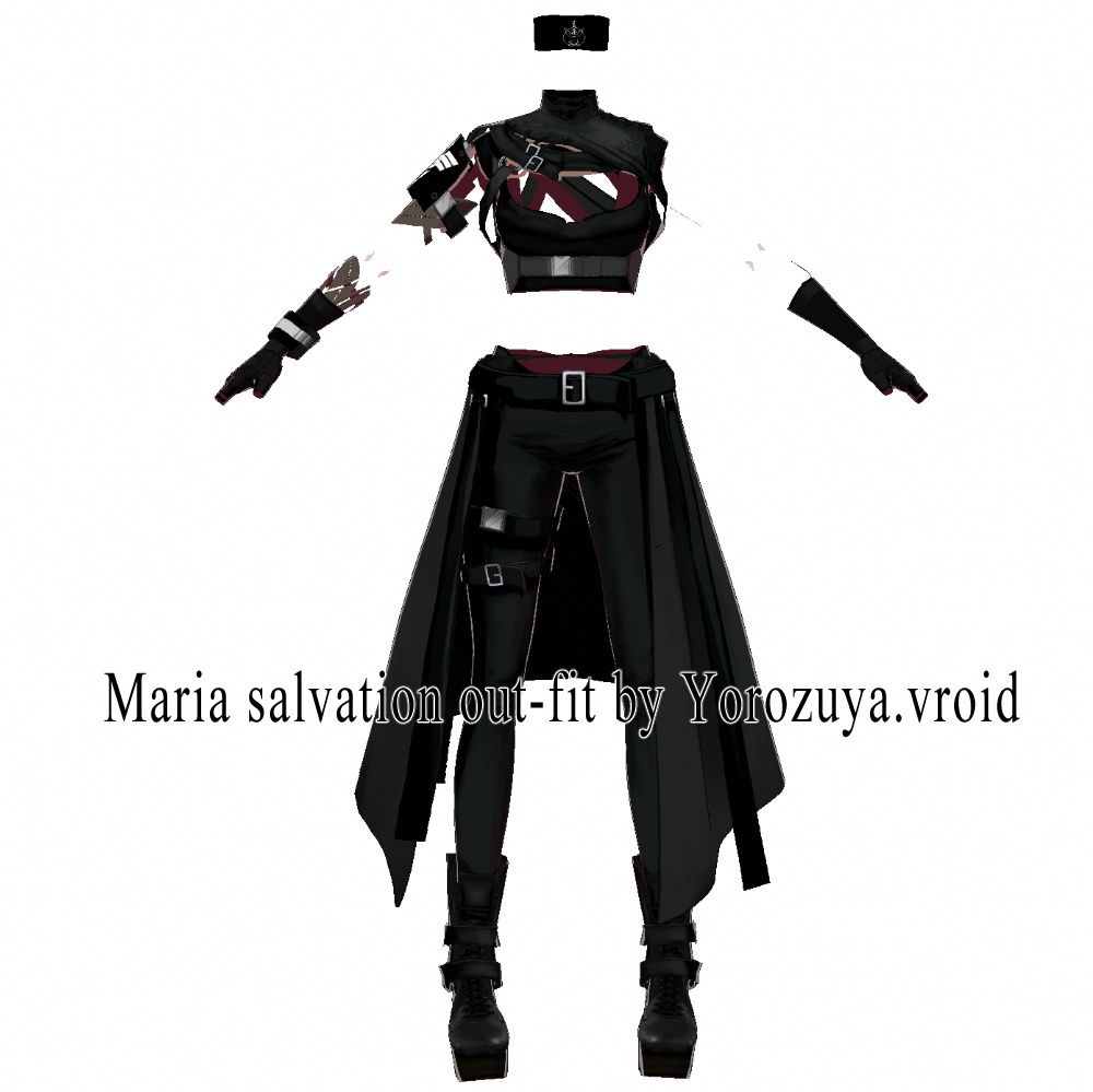 Maria's salvation out-fit 救済マリア アウトフィット【Vroidstudio用テクスチャ】