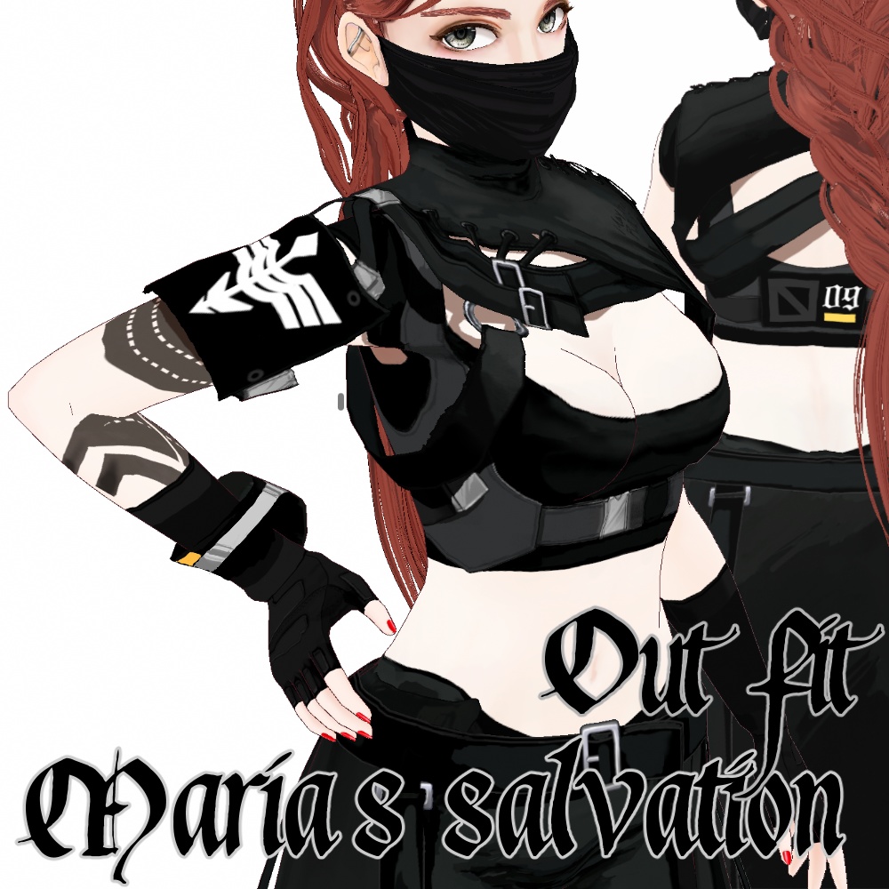 Maria's salvation out-fit 救済マリア アウトフィット【Vroidstudio用テクスチャ】