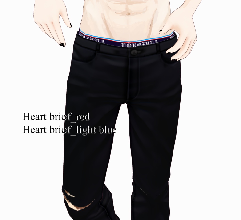 【Vroid用テクスチャ】メンズ肌テクスチャ 刺青テクスチャ TATOO トライバル