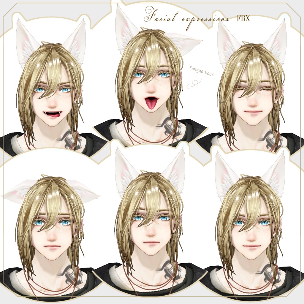 不比等 fuhito_ FBX/ VRMアバター素体 / Vroidヘアプリセット/Vroidアバター