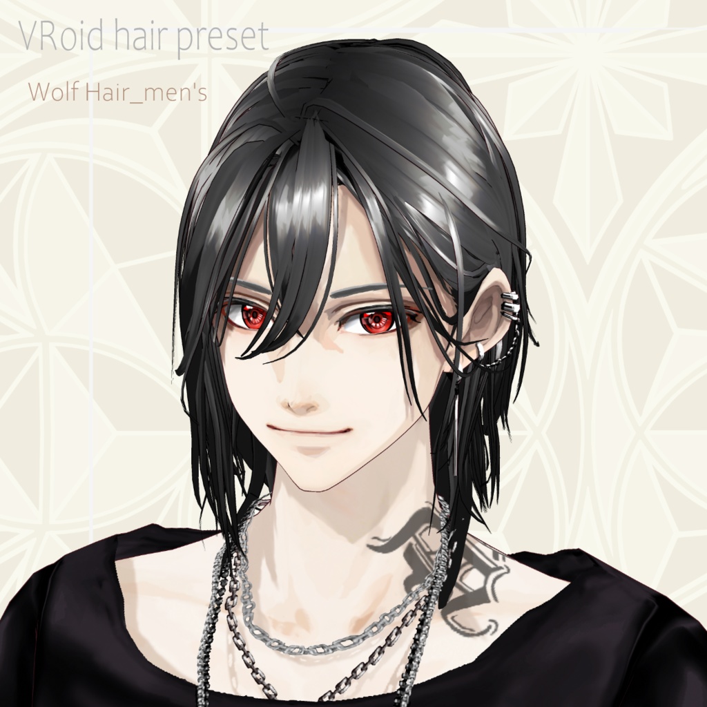 不比等 fuhito_FBX/ VRMアバター素体 / Vroidヘアプリセット/