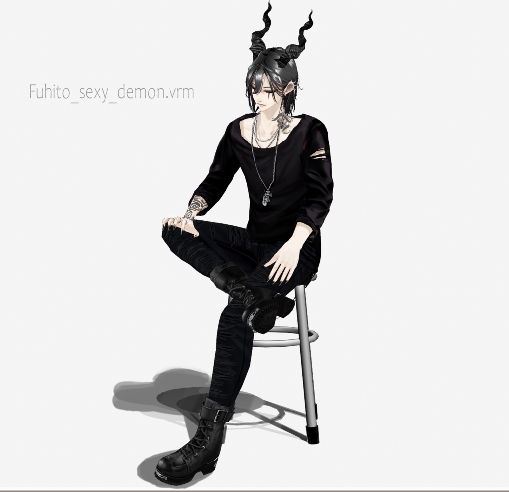 不比等 fuhito_FBX/ VRMアバター素体 / Vroidヘアプリセット/