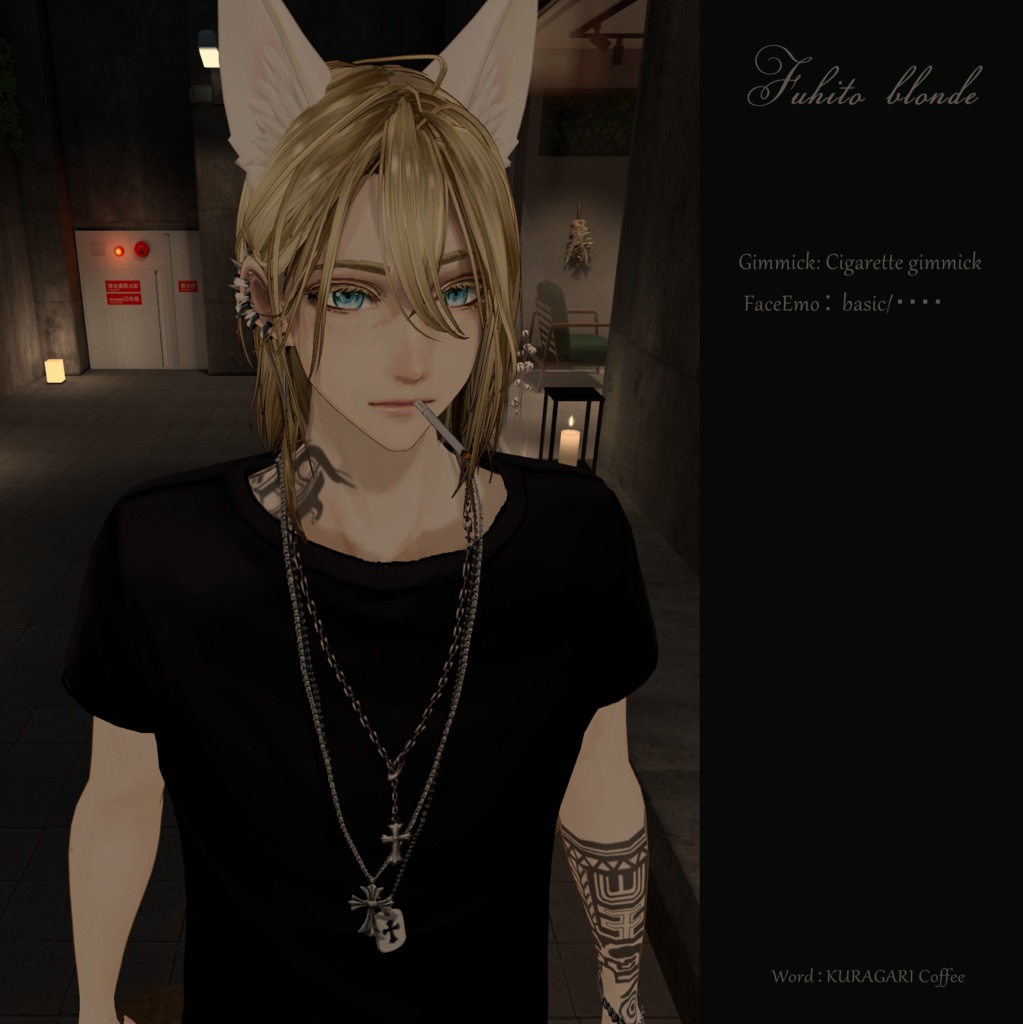 不比等 fuhito_FBX/ VRMアバター素体 / Vroidヘアプリセット/