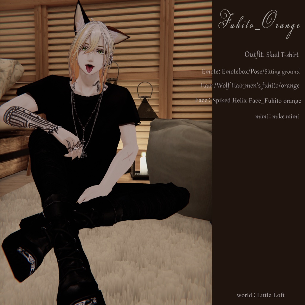 不比等 fuhito_FBX/ VRMアバター素体 / Vroidヘアプリセット/