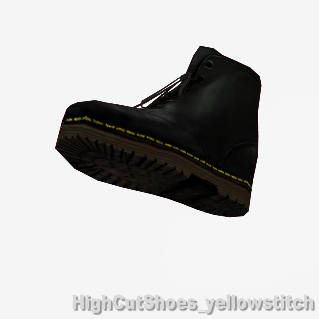 【XWear/Vroid】ハイカットシューズ。