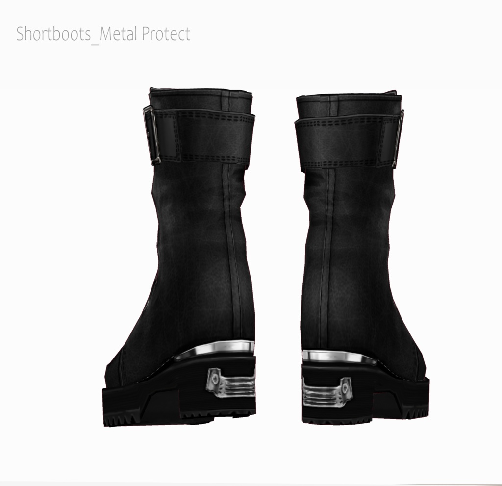 Vroid用【vroidcustomitem】ショートブーツ