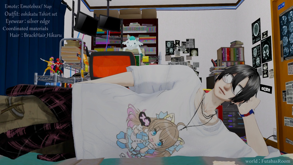 【FBX/VRM/XAvatar】ヒカルくん アバター & ヘアープリセット