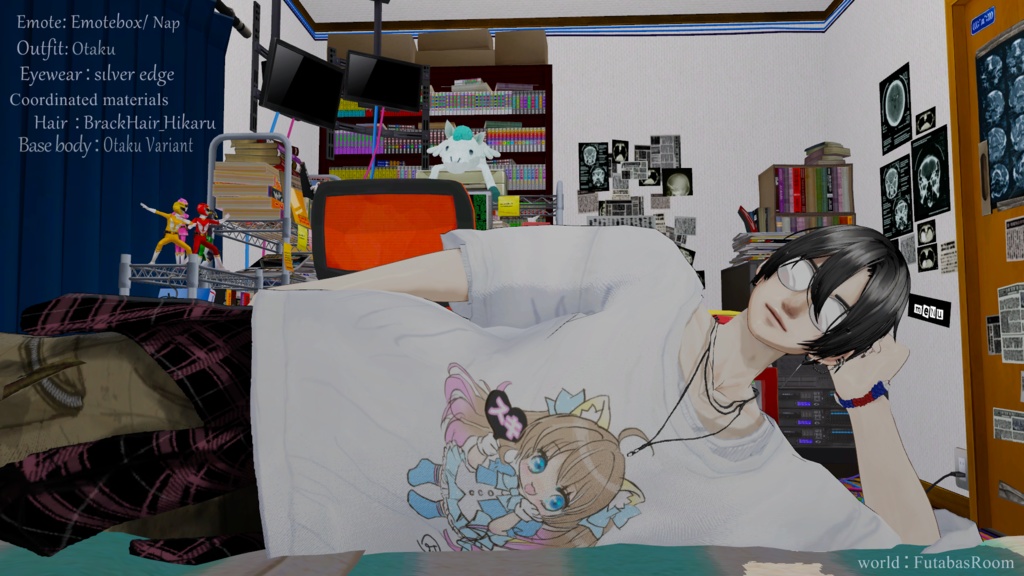 【FBX/VRM/XAvatar】ヒカルくん アバター & Vroidヘアープリセット /VRMアバター FBXアバター