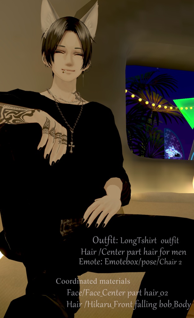 【FBX/VRM/XAvatar】ヒカルくん アバター & ヘアープリセット