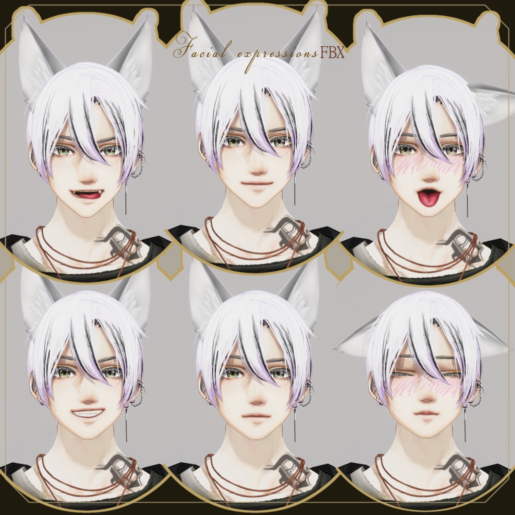 【FBX/VRM/XAvatar】ヒカルくん アバター & Vroidヘアープリセット /VRMアバター FBXアバター