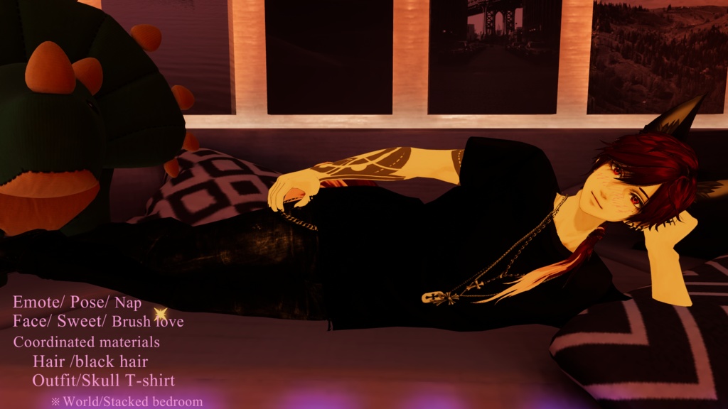 【FBX/VRM/XAvatar】Ryoくん アバター&ヘアープリセット