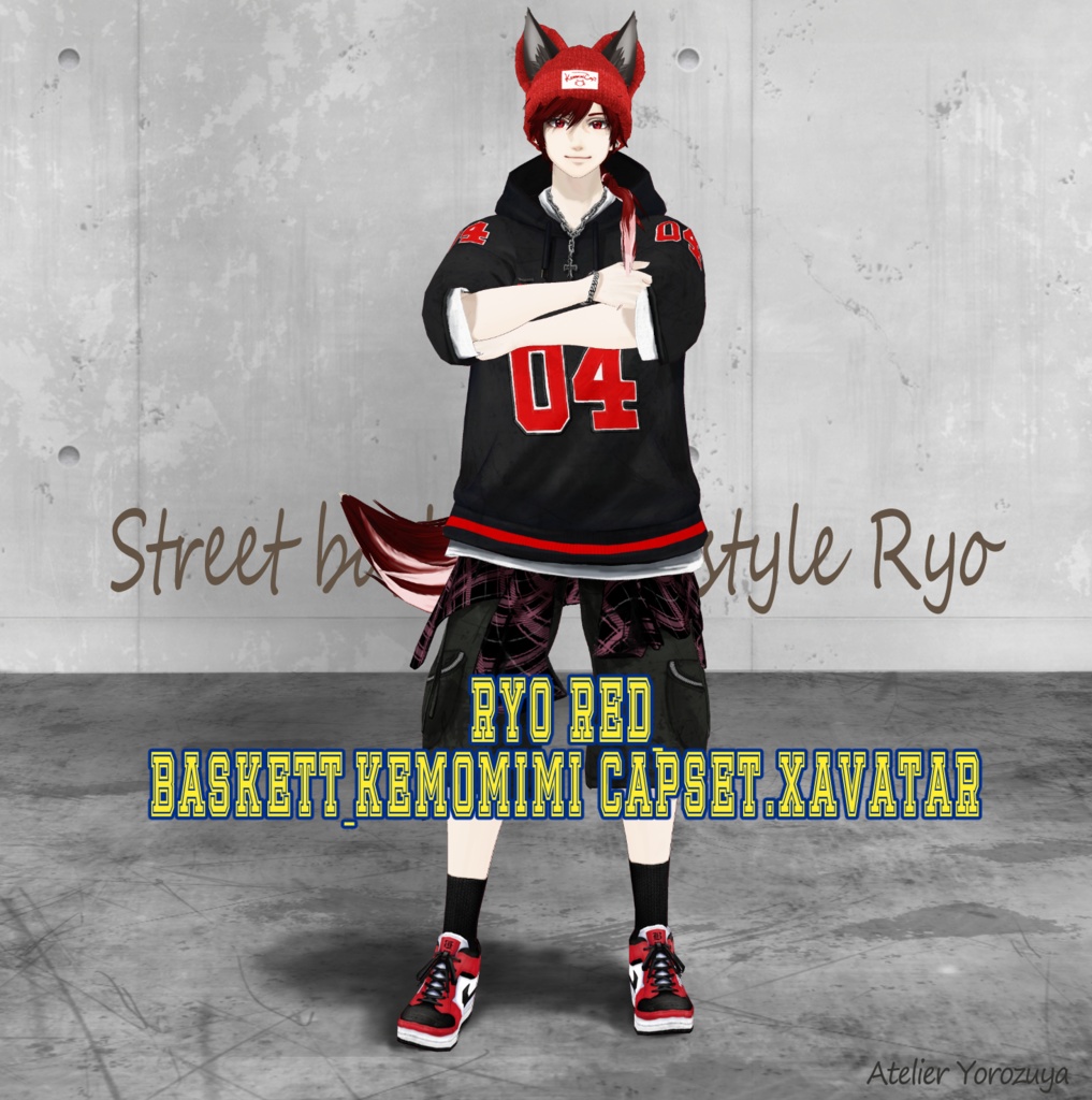 【FBX/VRM/XAvatar】Ryoくん アバター&ヘアープリセット