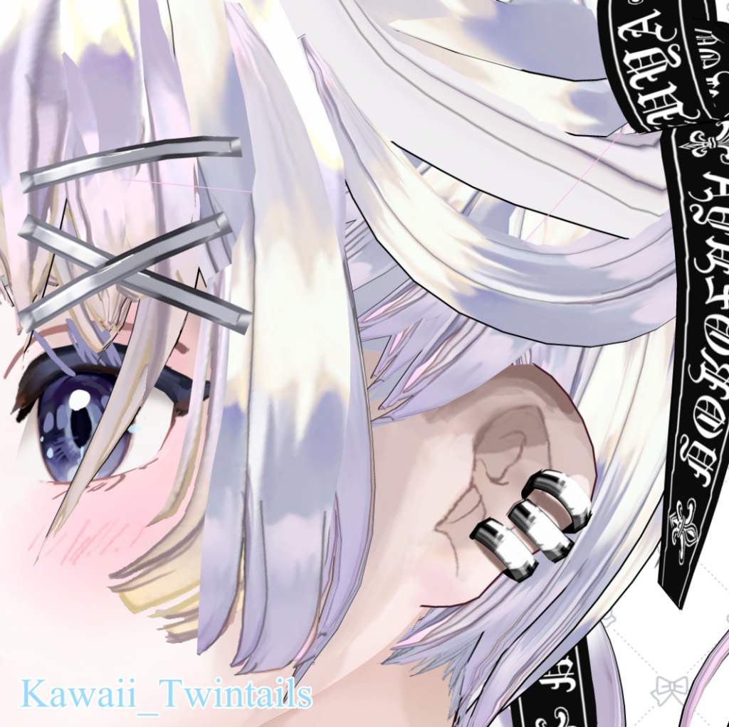 kawaii_Twin_tails_0.2 ツインテール【VRoid用ヘアープリセット】