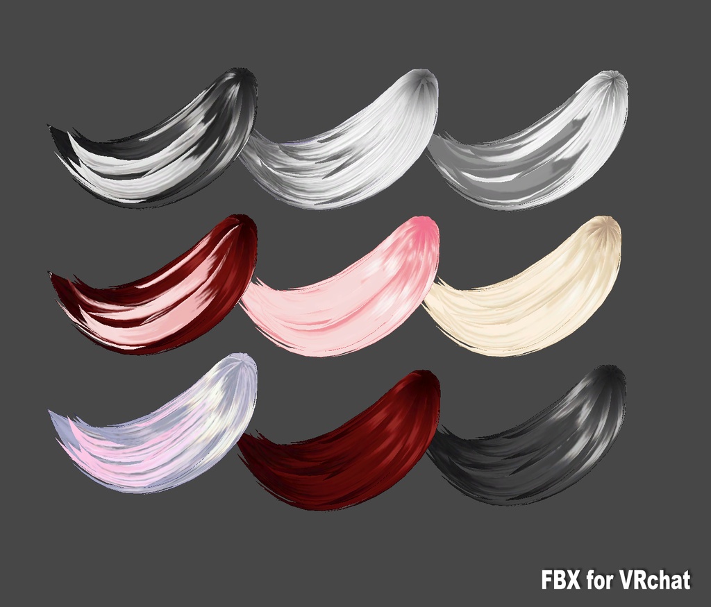 【XWear/VRoid/FBX】Kemomimi Knit cap メンズ用ケモミミニットキャップ Vroidカスタムヘアーアイテム