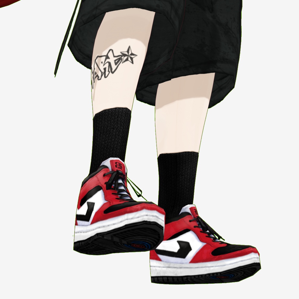 【XWear/Vroid】バスケットボールシューズ