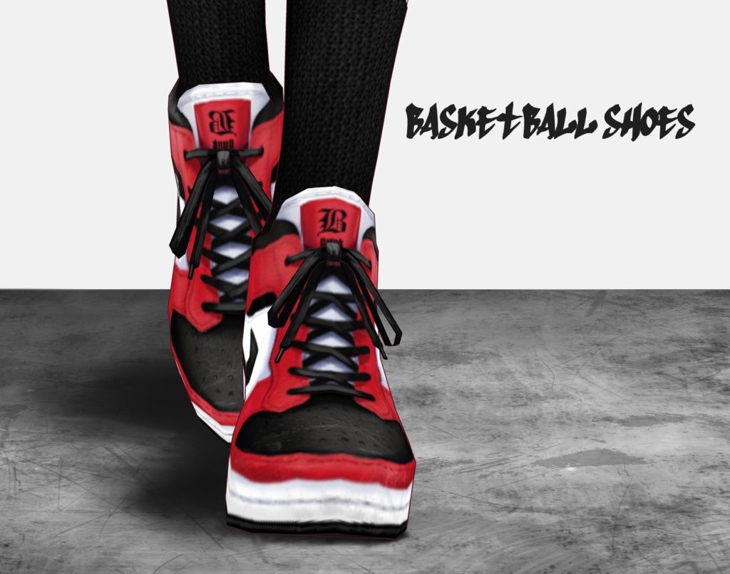 【XWear/Vroid】バスケットボールシューズ