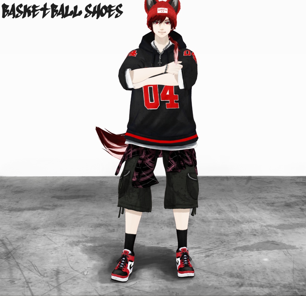 【XWear/Vroid】バスケットボールシューズ