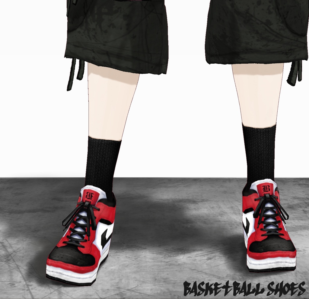 【XWear/Vroid】バスケットボールシューズ