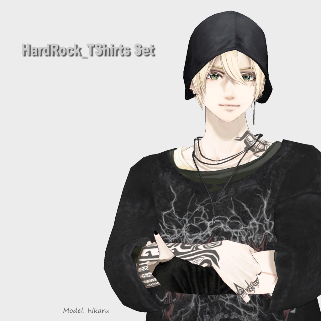 【XWear / FBX】ロックンロールTシャツセットRock and Roll T_Set