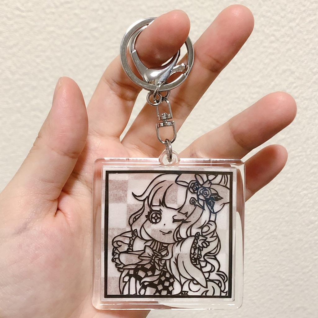 SINoALICE 赤ずきん 切り絵アクリルキーホルダー