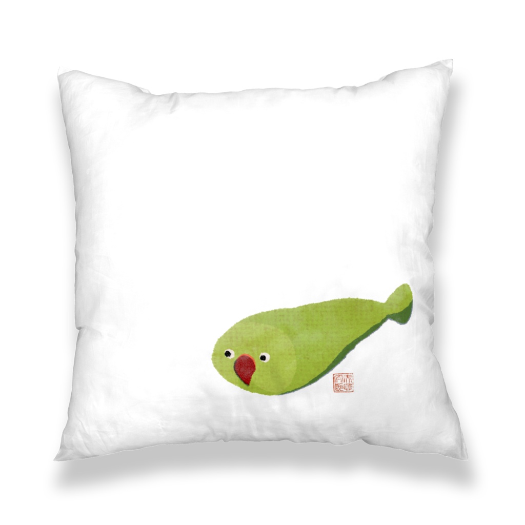 ぽんちゃんモフチリ堪能クッションカバー🦜