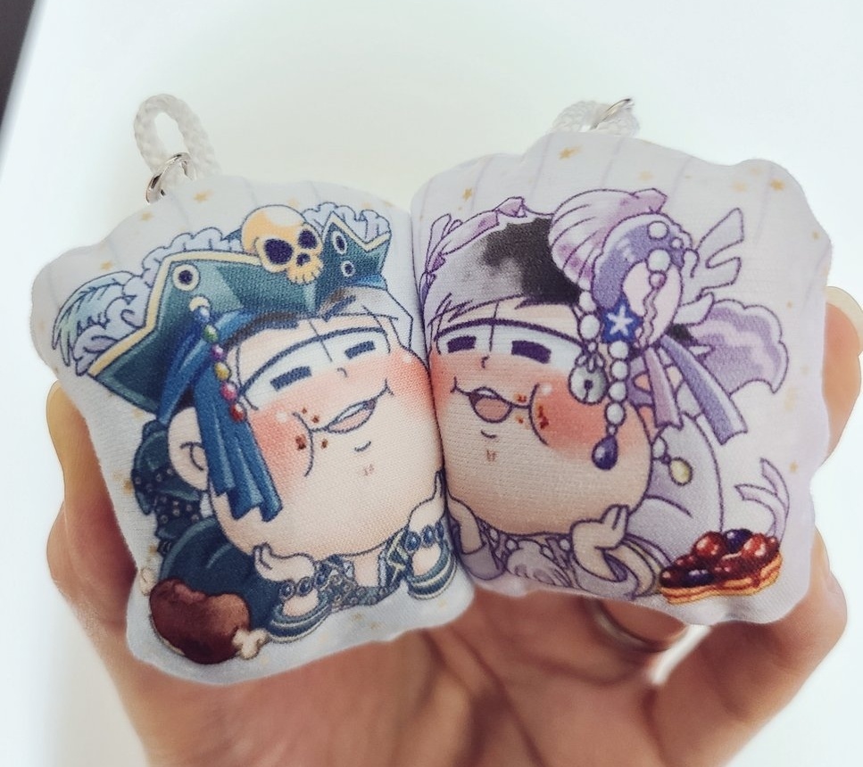 海マークッションキーホルダー