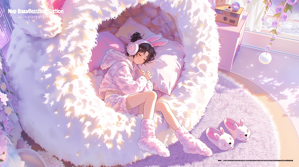 【無料BGM】おひるね日和のため、お休みします｜Nap time mode on. 