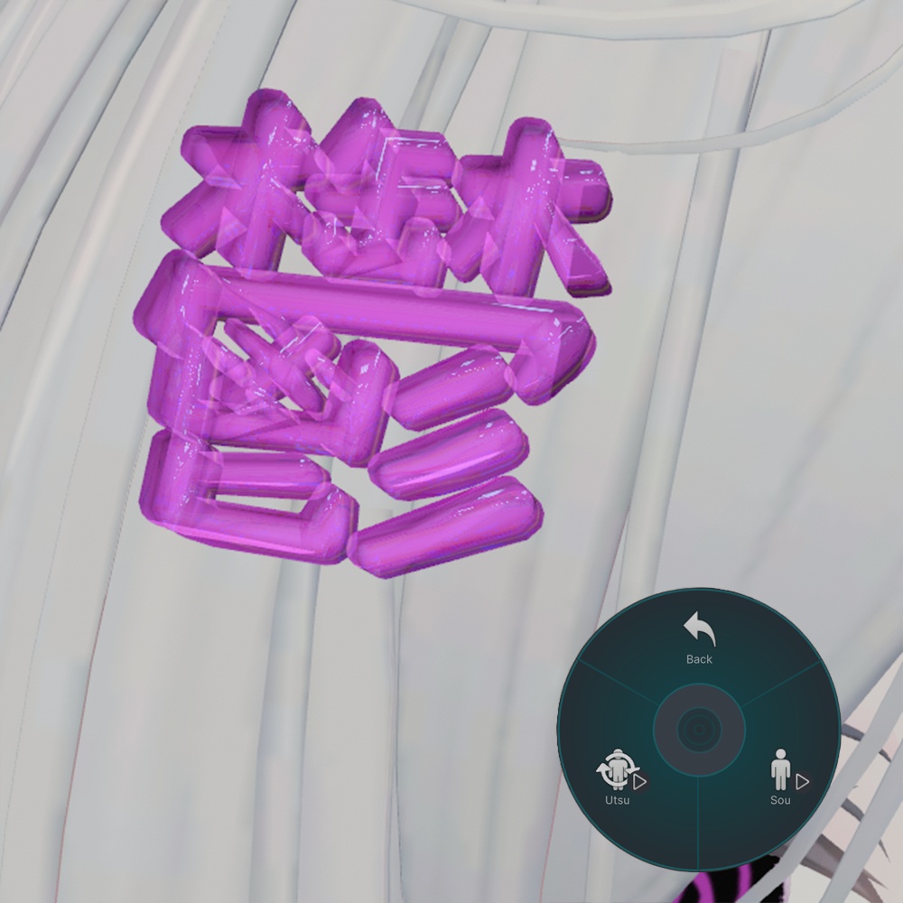 【MA対応】躁鬱ヘアピン【アニメーションギミック付き】