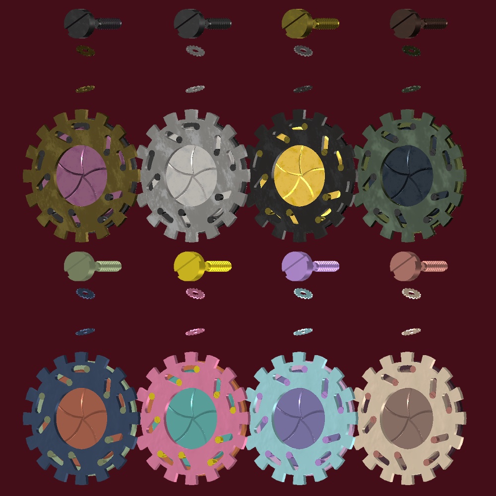 【MA対応】花輪機巧ノ耳飾【アニメーション付き】