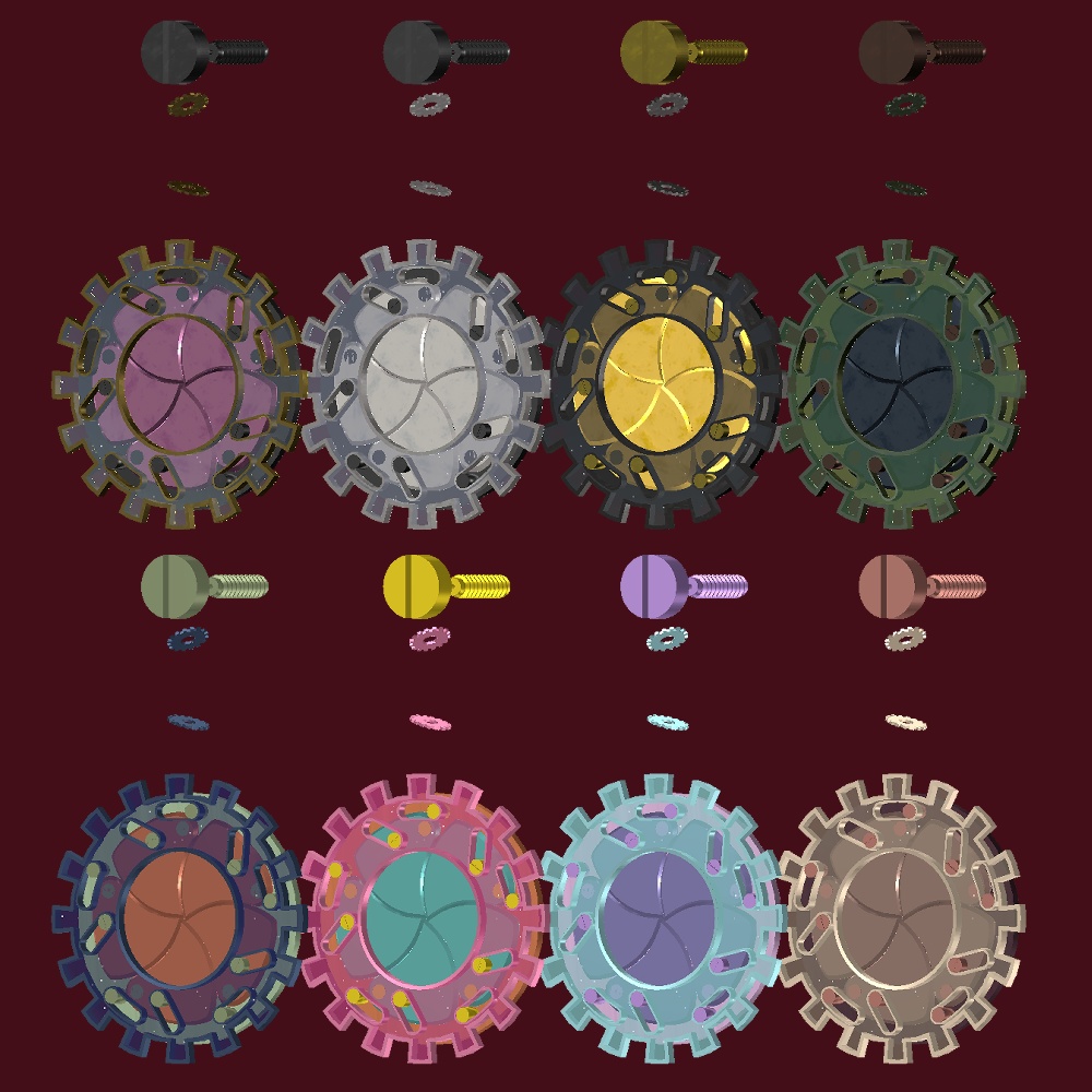 【MA対応】花輪機巧ノ耳飾【アニメーション付き】