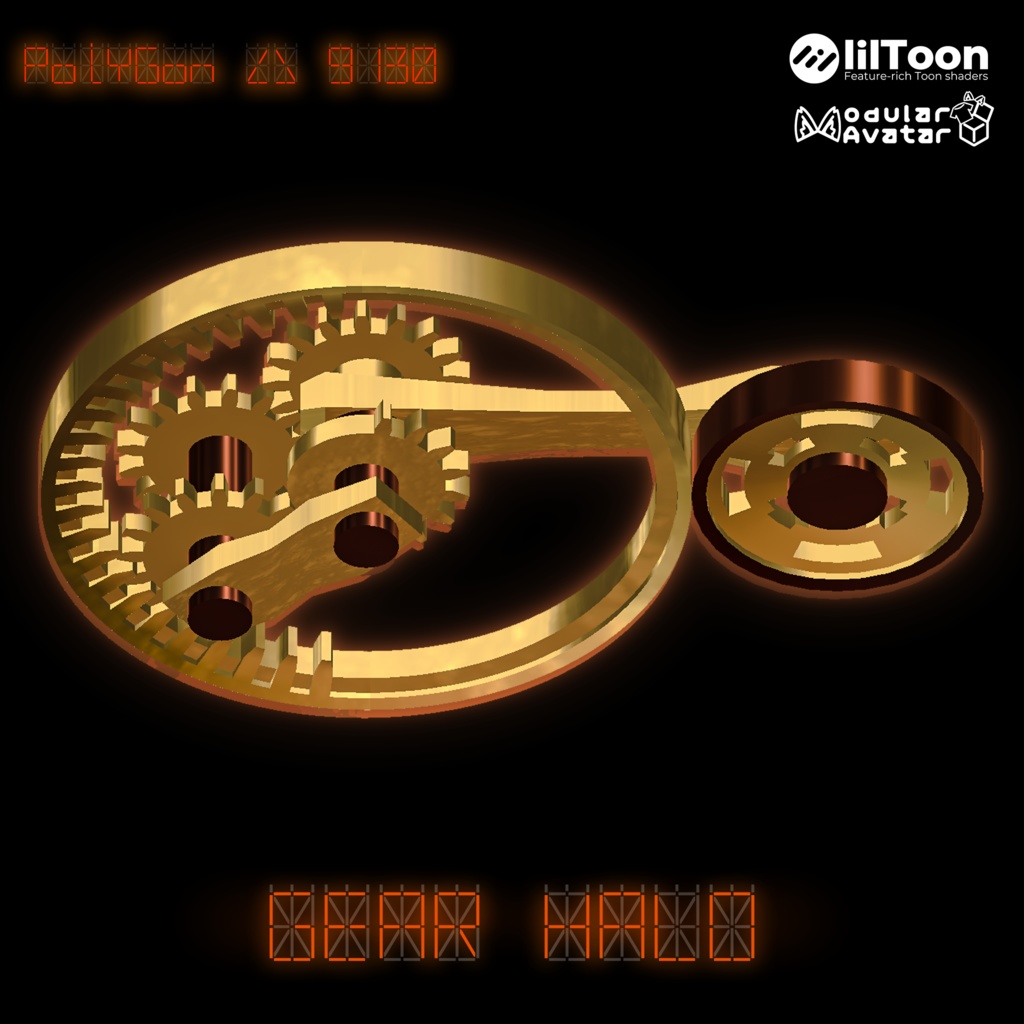 【MA対応】アキュムレータ ウィング + ギアヘイロー【アニメーション有】